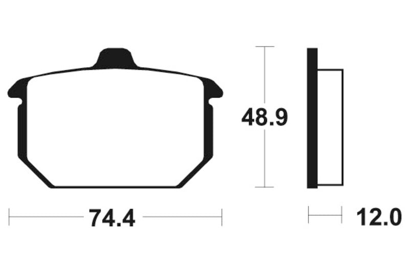 Tecnium Street Organic Brake Cast - MA49 1022521