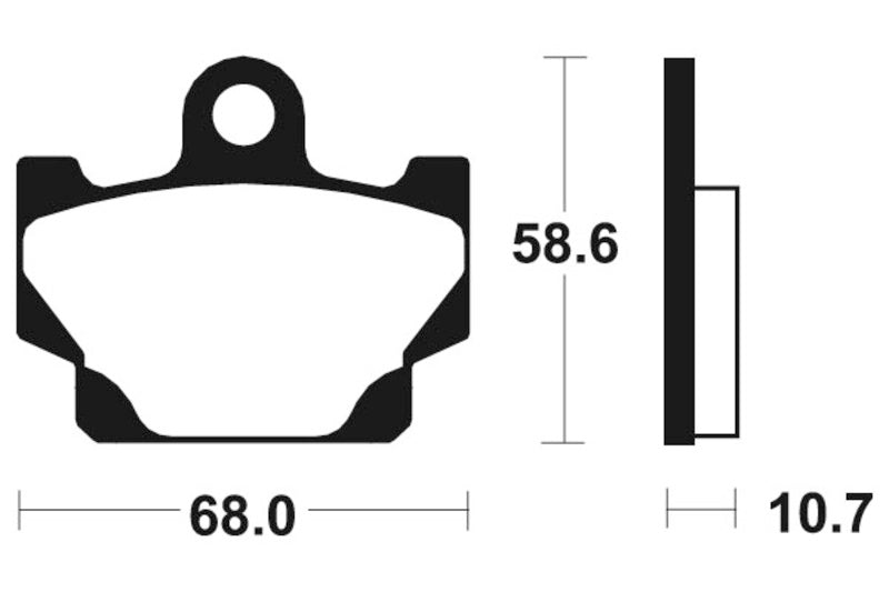 Tecnium Street Organic Brake Cast - MA50 1022523