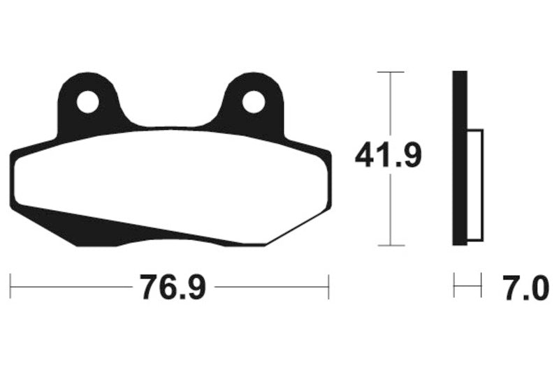 Tecnium Street Organic Brake Cast - MA51 1022524