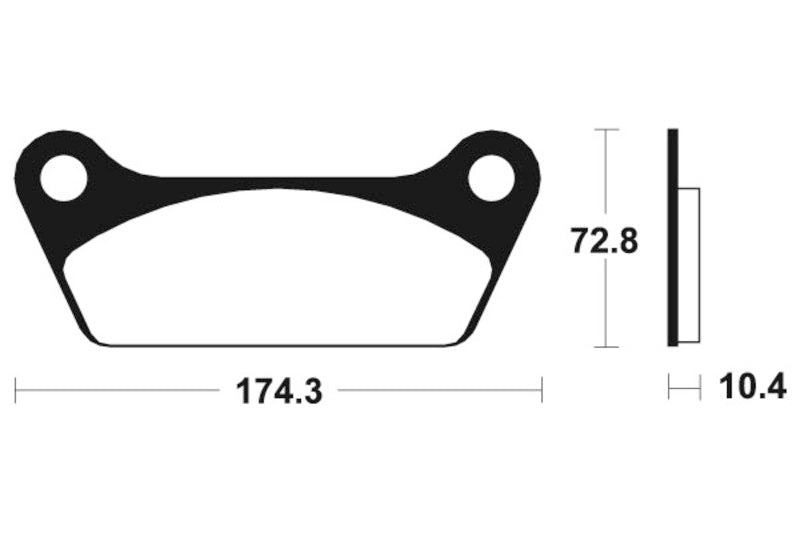 Tecnium Street Organic Brake Cast - MA53 1022526