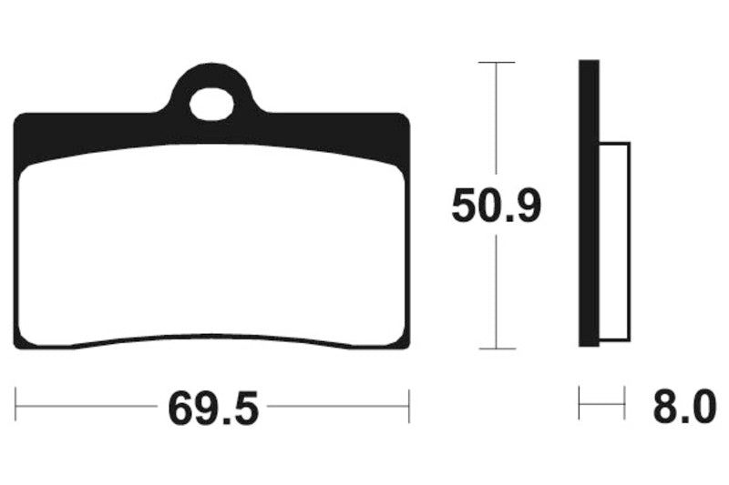 Tecnium Street Organic Brake Cast - MA66 1022537