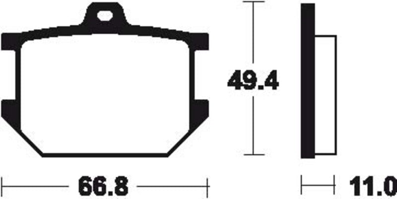 Tecnium Street Organic Brake Cast - MA7 1022538