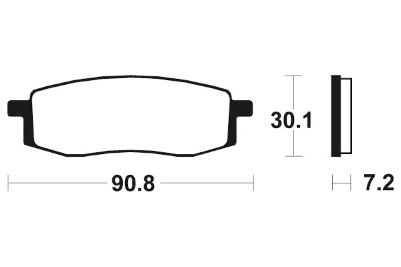 Tecnium Street Organic Brake Cast - MA80 1022549