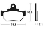 Tecnium Street Organic Brake Cast - MA81 1022550