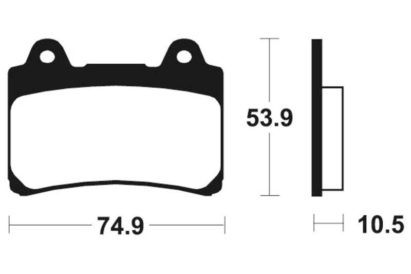 Tecnium Street Organic Brake Cast - MA90 1022560