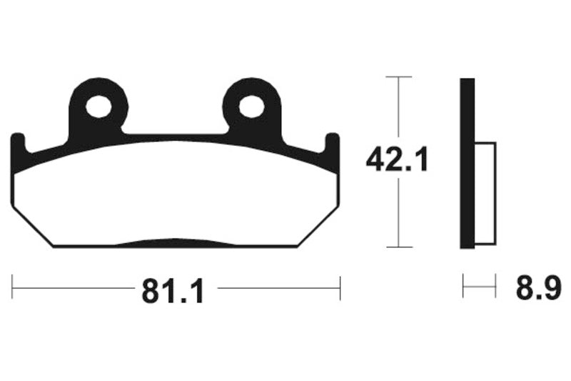 Tecnium Street Organic Brake Calks - MA93 1022563