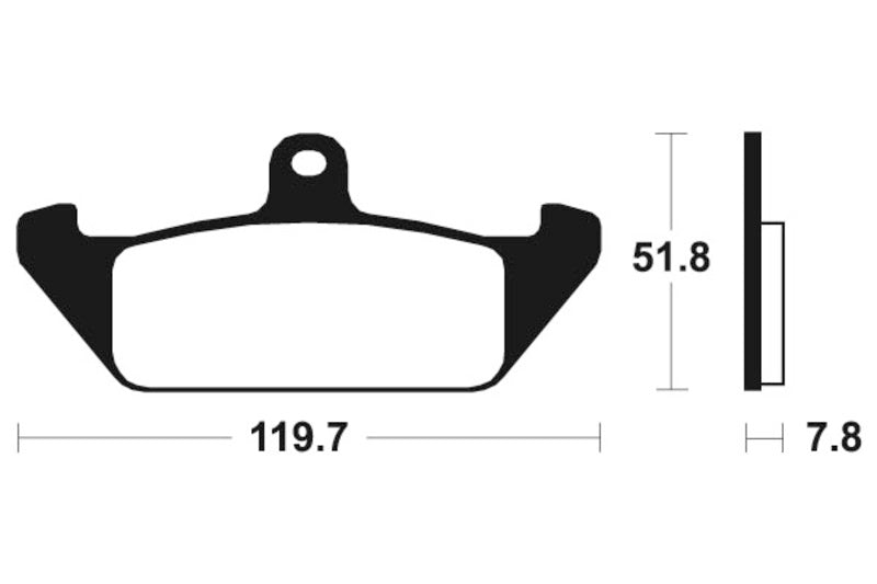 Tecnium Street Organic Brake Cast - MA94 1022564