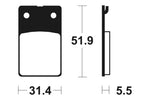 Tecnium Street Organic Brake Cast - MA95 1022565