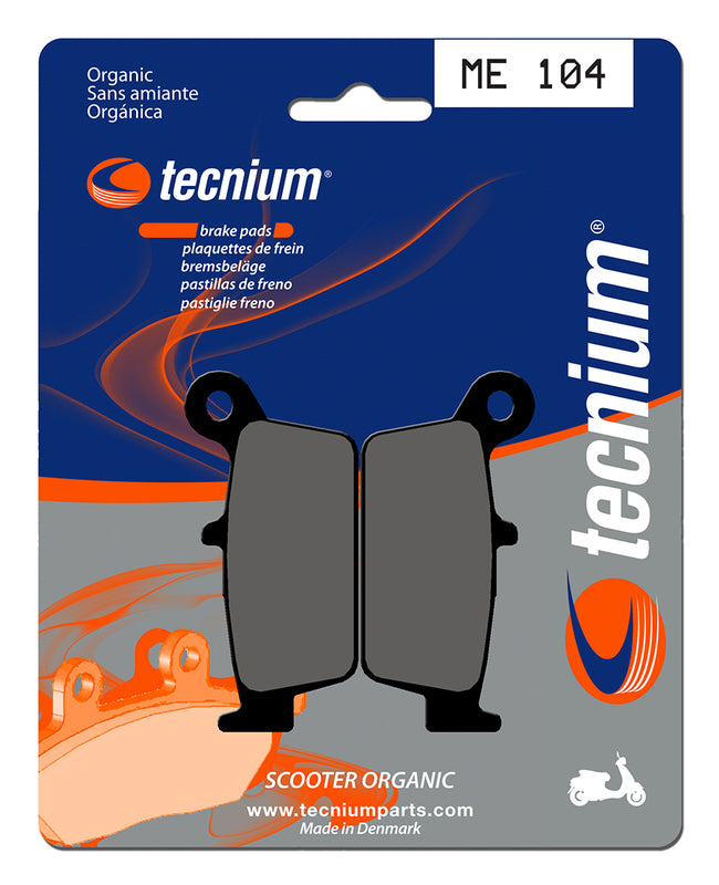 Tecnium scooter organic brake pads - ME104 1022607