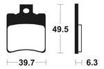 Tecnium scooter organic brake pads - ME197 1022634