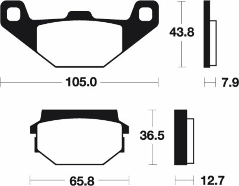 TECNIUM SCOOTER ORGANIC BRAKE CAME - ME245 1022652