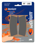 Tecnium Street Performance Sinterite Metal Brake Pads - MF186 1022743