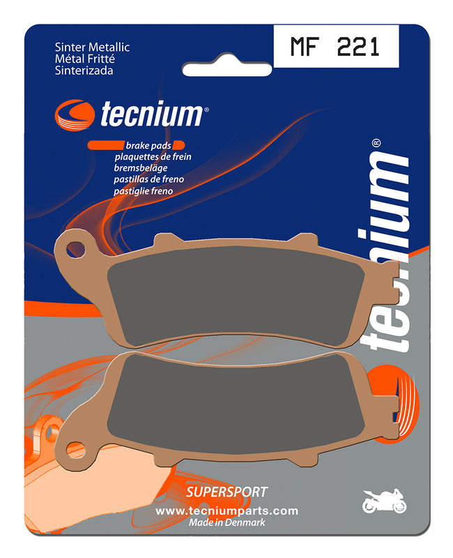 Tecnium Street Performance Sinterite Metal Frence Pads - MF221 1022752