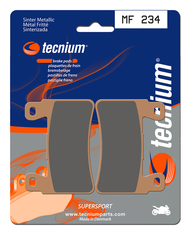 Tecnium Street Performance Sinterite Metal Brake Pads - MF234 1022756