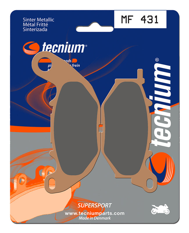 Tecnium Street Performance Sintered Metal Brake Pads - MF431 1022794