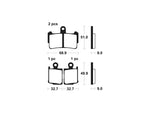 Tecnium Trail Performance Sinterite Metal Brake Pads - MFP369 1022832