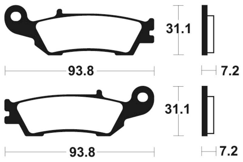 TECNIUM MX/ATV Sinted Metal Brake Clocks - MO340 102288888888888888888888