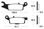 TECNIUM MX/ATV Sinterited Metal Brake Clocks - MO351 1022892