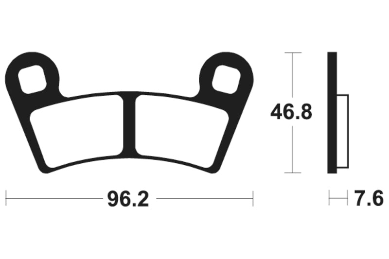 TECNIUM MX/ATV Sinterited Metal Brake Clocks - MO398 1022902