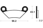 Tecnium MX/ATV Sinterited Metal Brake Clocks - MO399 1022903