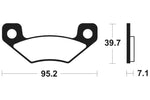 Tecnium MX/ATV Sinterited Metal Brake Clocks - MO408 1022907