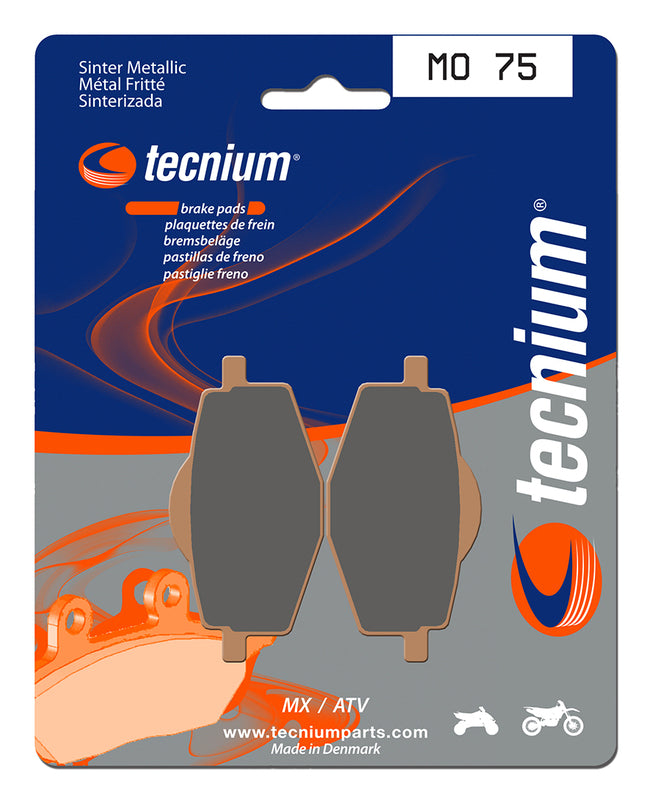 Tecnium MX/ATV Sintered Metal Brake Pads - MO75 1022918