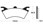 TECNIUM MX/ATV Sinterited Metal Brake Pest - MOA257 1022932