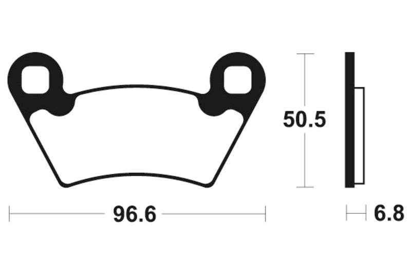 Tecnium MX/ATV Sinterited Metal Brake Clocks - MOA300 1022935