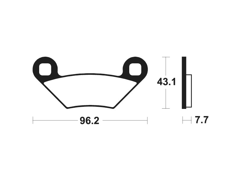 TECNIUM MX/ATV Sinteded Metal Brake Clocks - MOA399 1022940