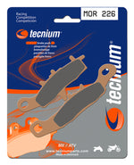 Tecnium Racing MX/ATV Sinteded Metal Brake Pads - MOR226 1022962