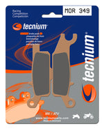 Tecnium Racing MX/ATV Sinteded Metal Brake Pads - MOR349 1022993