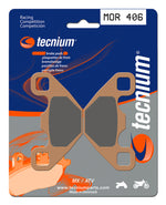 Tecnium Racing MX/ATV Sinteded Metal Brake Pads - MOR406 1023009