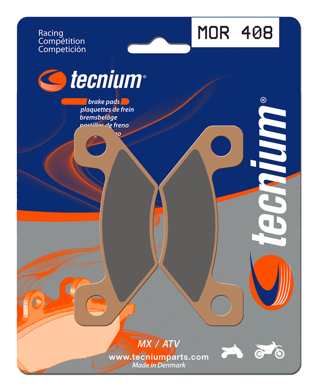 Tecnium Racing MX/ATV Sinteded Metal Brake Pads - MOR408 1023011