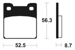 Tecnium Street Performance Sinterite Metal Brake Pads - MR201 1023054