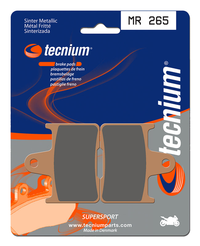 Tecnium Street Performance Sinterite Metal Brake Pads - MR265 1023066