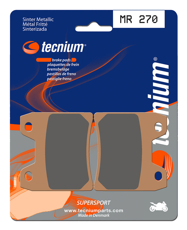 Tecnium Street Performance Sinterite Metal Brake Pads - MR270 1023070