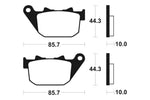 Tecnium Street Performance Sintered Metal Brake Pads - MR308 1023073