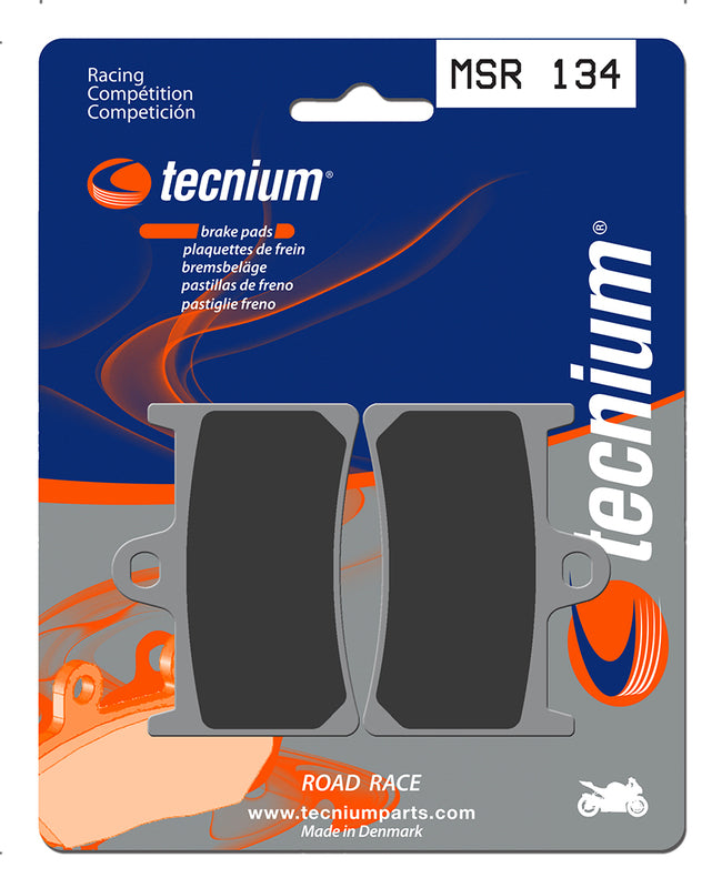 Tecnium Professional Racing Sinteded Metal Brake Pads - MSR134 1023155