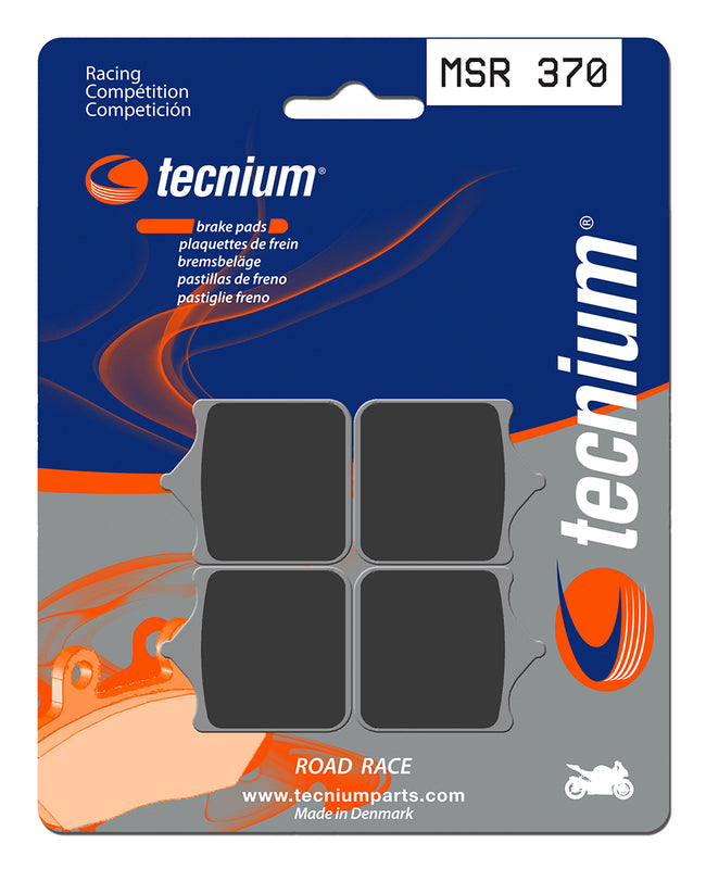 Tecnium Professional Racing Sinteded Metal Brake Pads - MSR370 1023172