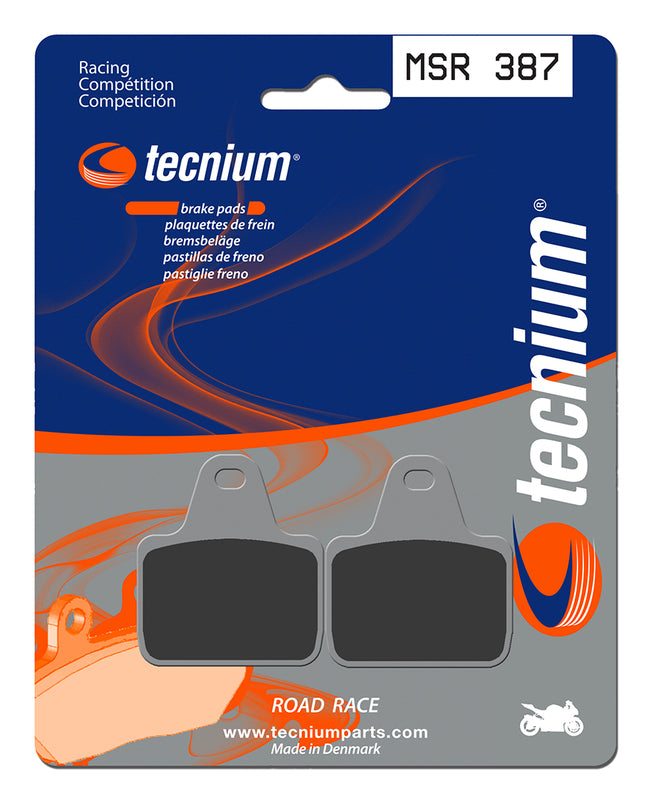 Tecnium Professional Racing Sinteded Metal Brake Pads - MSR387 1023173