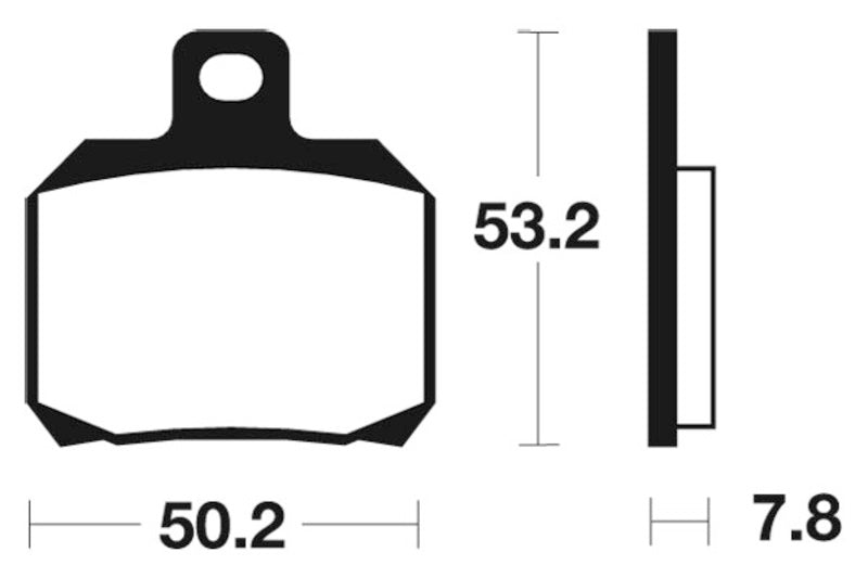 Pastiglie di freni metalliche sinterizzate da tecnium maxi scooter - MSS230 1023192