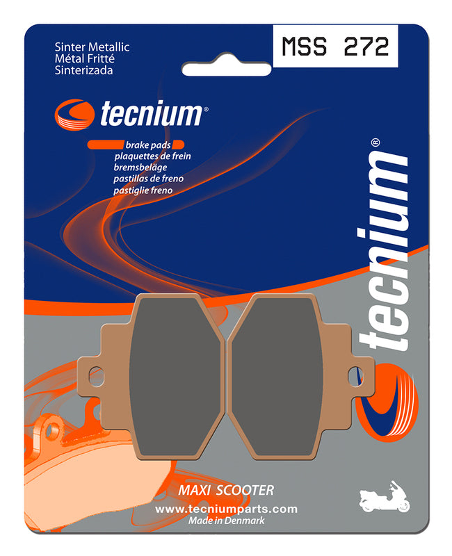 Tecnium Maxi Scooter Sintered Metal Brake Pads - MSS272 1023202