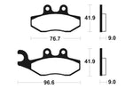 Pastiglie di freni metalliche sinterizzate da tecnium maxi scooter - MSS286 1023206