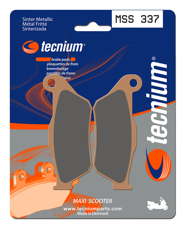 Tecnium Maxi Scooter Sintered Metal Brake Pads - MSS337 1023216