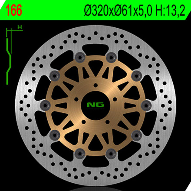 Ng Disc freno round 166