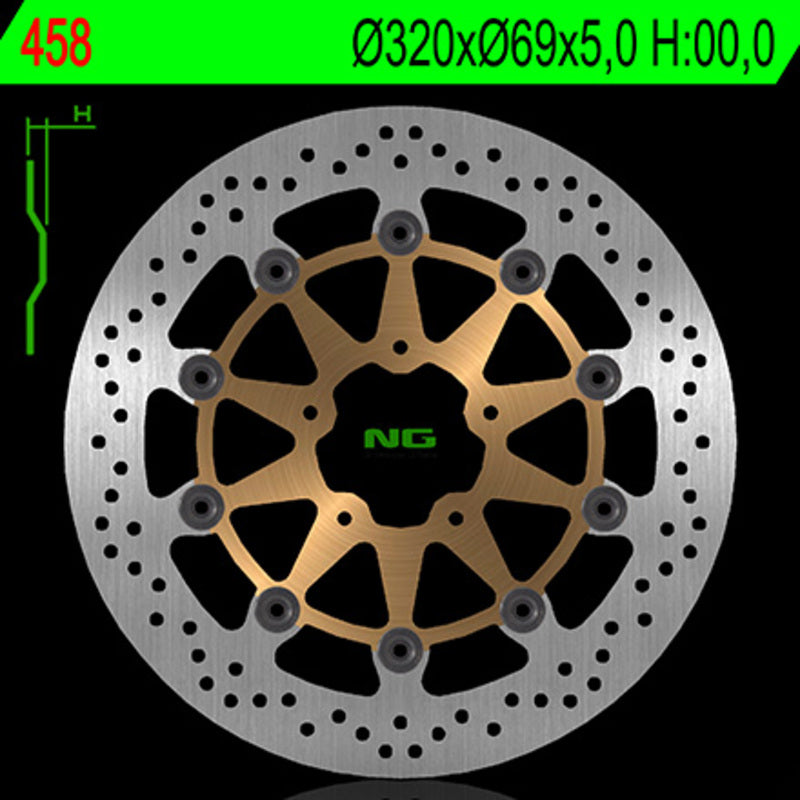 Ng Disc freno Round 458