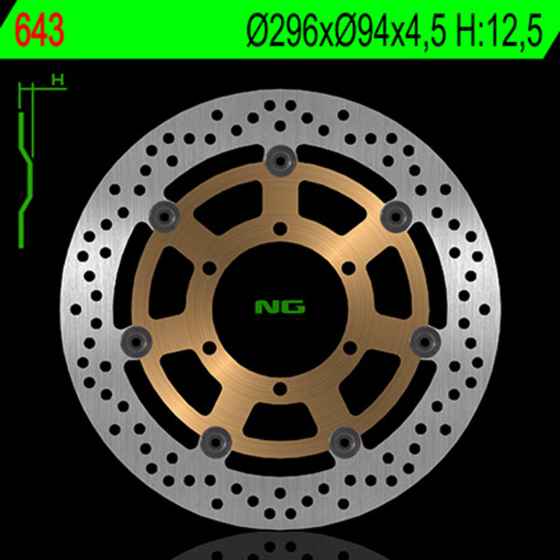 Ng Disc freno round 643