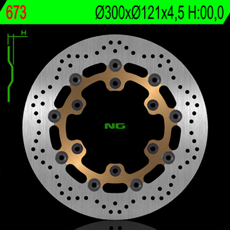 Ng Disc freno Round 673