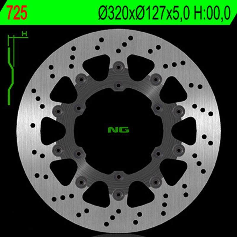 Ng brake disc round 725