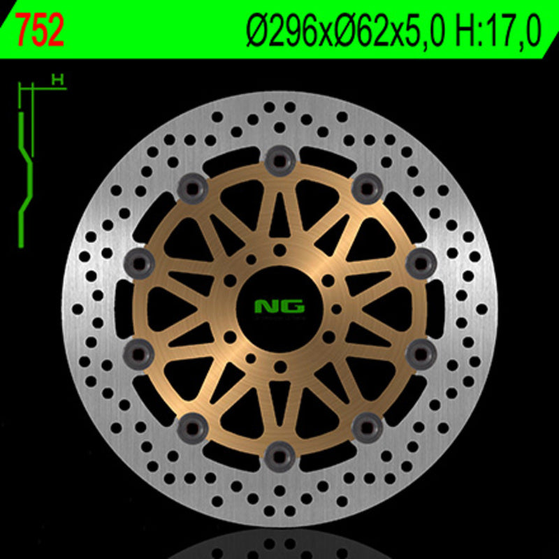 Ng Disc freno round 752